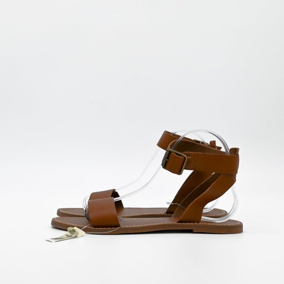 MADEWELL The Boardwalk Ankle-Strap Sandal Brown - Picture 6 of 9
